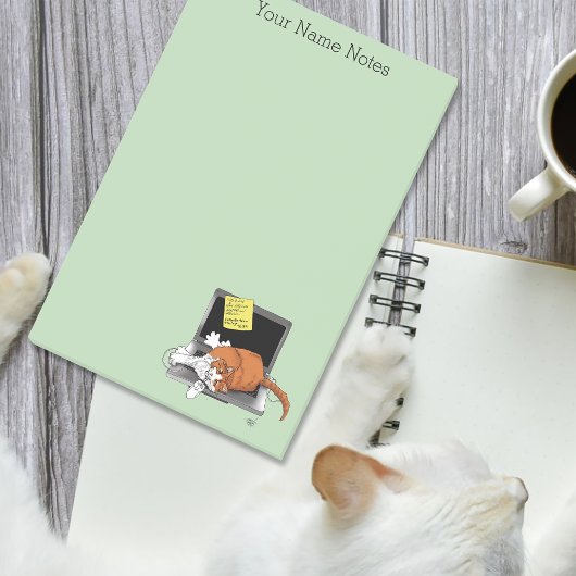 Orange Catノートパソおもしろいコン ポストイット