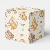 Orange Cat in a Backpack, Stars, and Yarn フェイバーボックス (裏面サイド)