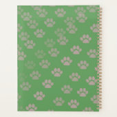 Orange Cat Laying on Back プランナー手帳 (裏面)