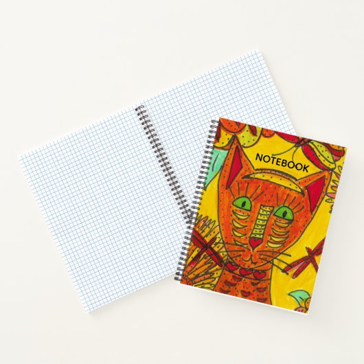 Orange Cat Notebook ノートブック (内部)