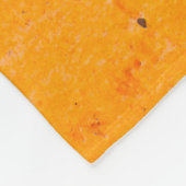 Orange cement surface, abstract pattern backgroun フリースブランケット (角)