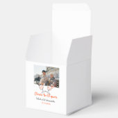 Orange cheers to 60 years anniversary wedding  フェイバーボックス (オープン)