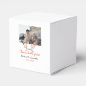 Orange cheers to 60 years anniversary wedding  フェイバーボックス (裏面サイド)