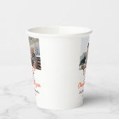 Orange cheers to 60 years anniversary wedding  紙コップ (左)