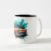 Orange Chevy Splash Mug ツートーンマグカップ (正面右)