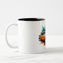 Orange Chevy Splash Mug ツートーンマグカップ