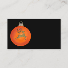 ORANGE CHRISTMAS BUBBLE 名刺