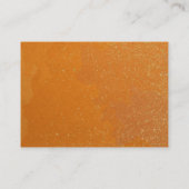 Orange Citrus Aquarelle Accommodations エンクロージャーカード (裏面)