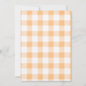 Orange Citrus First Birthday Party Invite 招待状 (裏面)