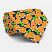 Orange Citrus Necktie | Fruit Pattern Tie ネクタイ (ロール)