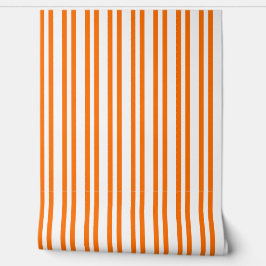 Orange Citrus Vertical Stripe Wallpaper 壁紙