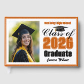 Orange Class of 2026 Photo Small Graduation ゲストブック (正面)