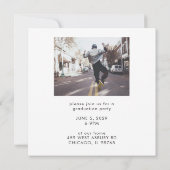 Orange Classic Varsity Graduate Party 招待状 (裏面)