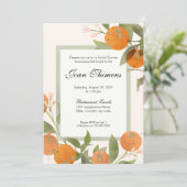 Orange Clementine Invitation 招待状 (スタンド正面)
