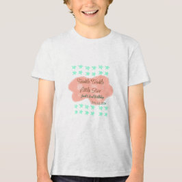 Orange clouds twinkle twinkle little stars green  トライブレンドＴシャツ