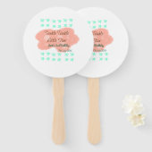 Orange clouds twinkle twinkle little stars green  ハンドファン (正面&裏面)