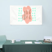 Orange clouds twinkle twinkle little stars green  横断幕 (トレードショー)