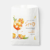 Orange Cocktail Love at First Spritz Bridal Shower フェイバーバッグ (正面)