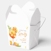 Orange Cocktail Love at First Spritz Bridal Shower フェイバーボックス (オープン)