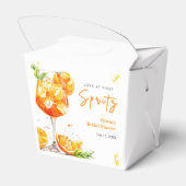 Orange Cocktail Love at First Spritz Bridal Shower フェイバーボックス (裏面サイド)