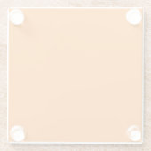 Orange Color ガラスコースター (裏面)