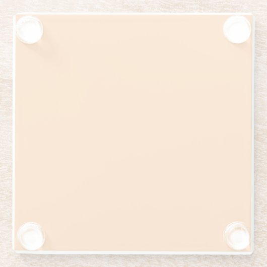 Orange Color ガラスコースター (裏面)