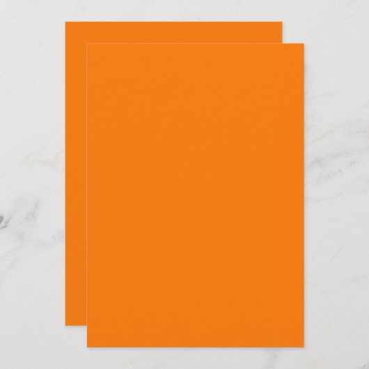 Orange Color 招待状 (正面/裏面)