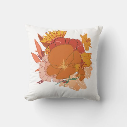 Orange Couch Pillow クッション (正面)