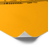 Orange County Airport(SNA)図ポスター ポスター (角)