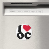 ORANGE COUNTY - "I LOVE OC" "I LOVE ORANGE COUNTY" マグネット (インサイチュ (食洗機))