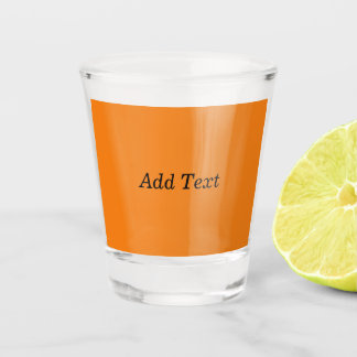 Orange Create Your Own Add文字 カスタム ショットグラス