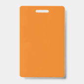 Orange Create Your Own Add Text Custom バッジ (裏面)