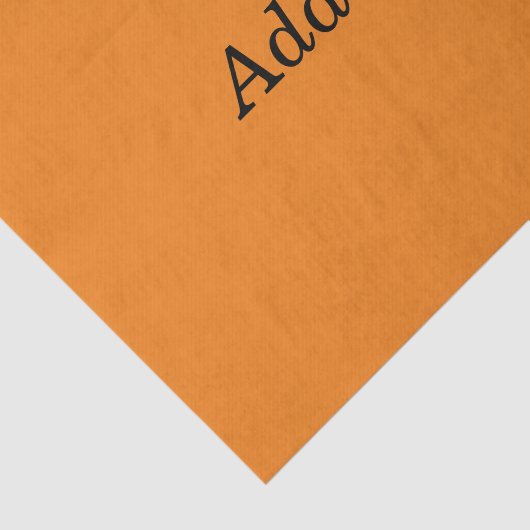 Orange Create Your Own Add Text Custom 薄葉紙 (詳細)