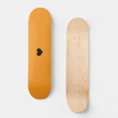 Orange | Create Your Own Custom Skateboard Design スケートボード (正面)