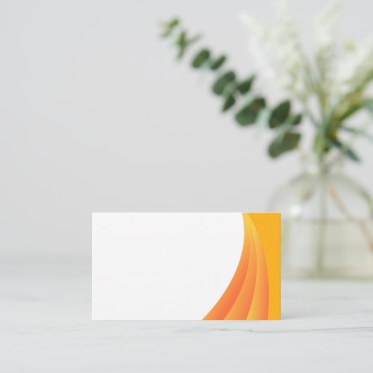 Orange curtain 名刺 (スタンド正面)