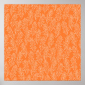 Orange Cuttings Nature Poster ポスター (正面)