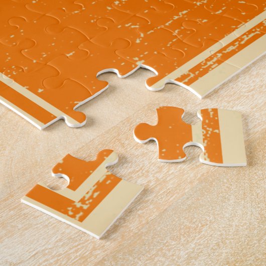 Orange Dad's Garage Camaro ジグソーパズル (側面)