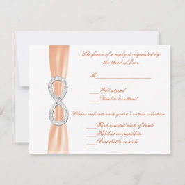 Orange Diamond Infinityの結婚応答カード 出欠カード