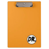 Orange DR. Logo Phone case クリップボード (正面)