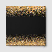 Orange Dress Faux Glitter Sweet 16 Birthday ゲストブック (裏面)