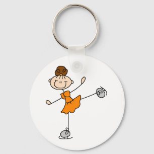 Orange Dress Figure Skater Tshirts and Gifts キーホルダー