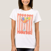 Orange Drop Martini Mahjong T-Shirt Tシャツ (正面)