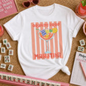 Orange Drop Martini Mahjong T-Shirt Tシャツ