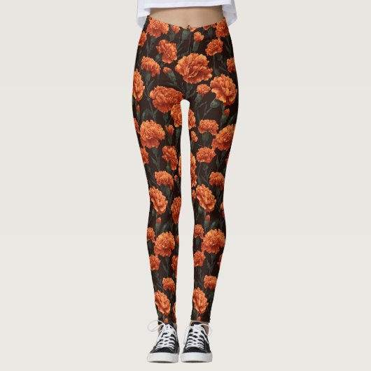 Orange Exercise Carnation Fantasy Holiday Gift Set レギンス (正面)