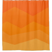 Orange Fade シャワーカーテン (正面)
