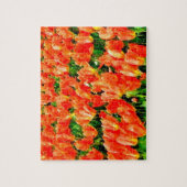 Orange field of tulips ジグソーパズル (縦)