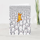 Orange Figure Pattern Card カード (正面)