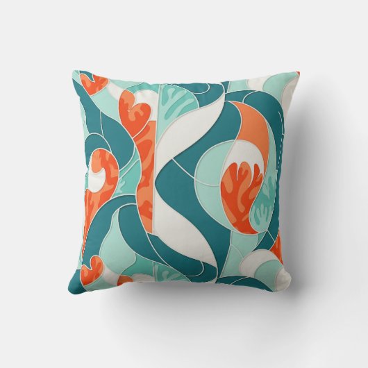 orange flow クッション (裏面)