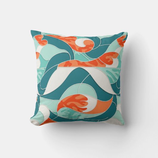 orange flow クッション (正面)