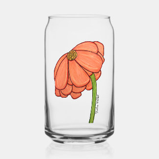 Orange Flower ガラス缶